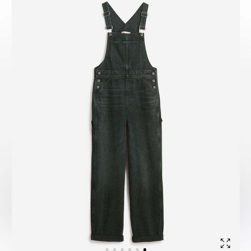 Madewell Black Denim Overalls